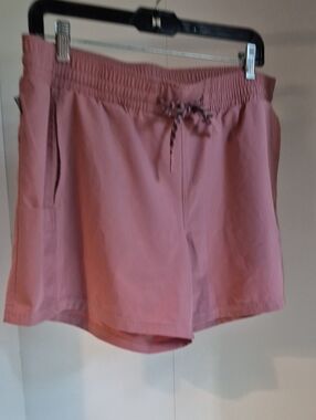 Pacific Trail Rose Pink Athletic Drawstring Shorts